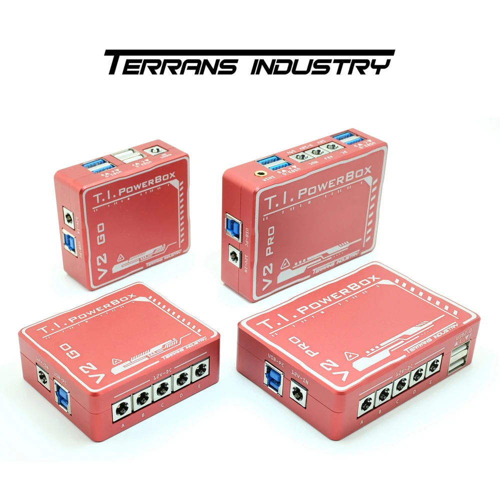 Terrans Industry PowerBoxGo V2 ASCOM/INDI Power Management Box USB3.0 Hot-Swappable Astronomical Telescope Accessories
