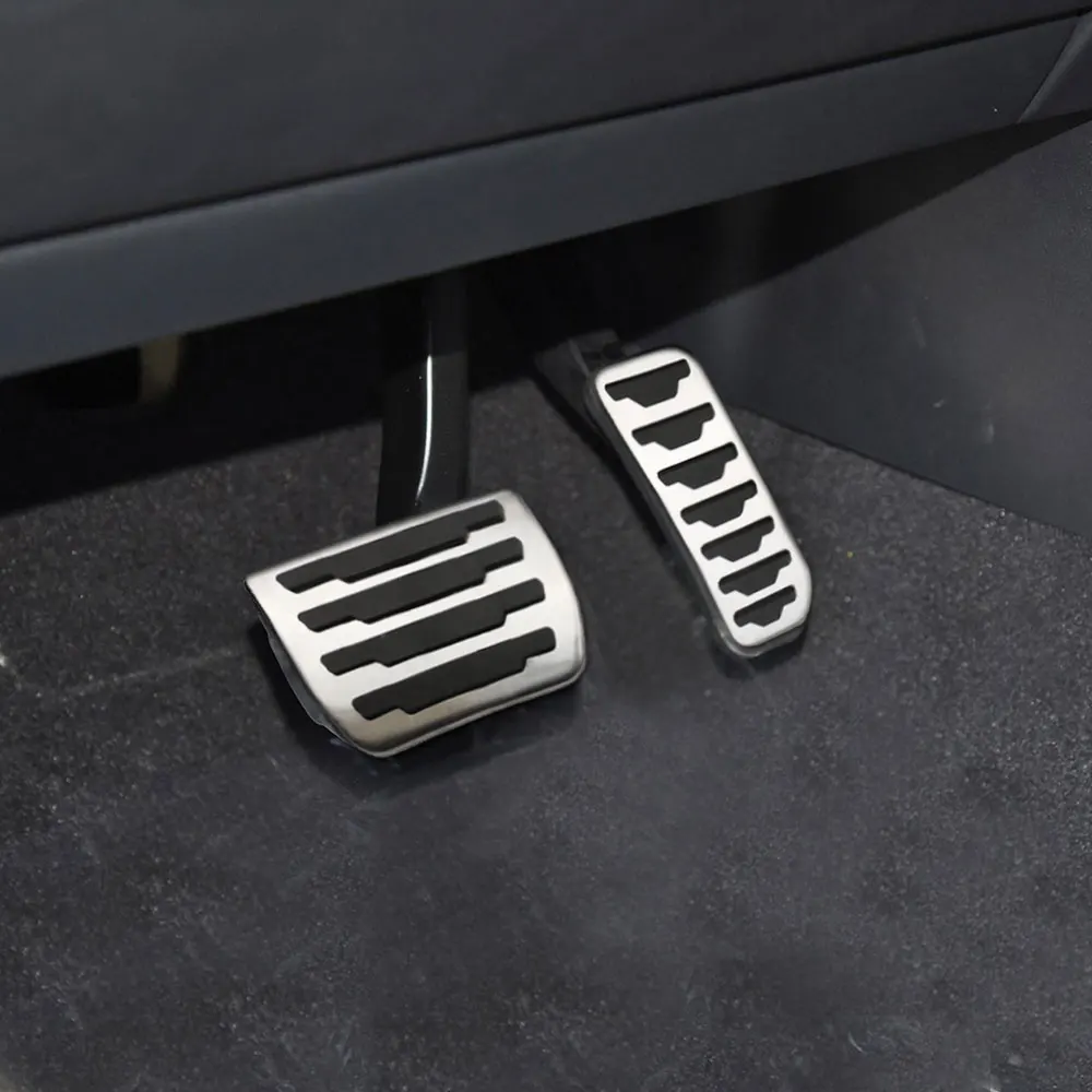 

Carmilla Auto Accessories for Land Rover Discovery Sport Freelander 2 for Range Rover Evoque Car Fuel Pedal Brake Pedals Cover