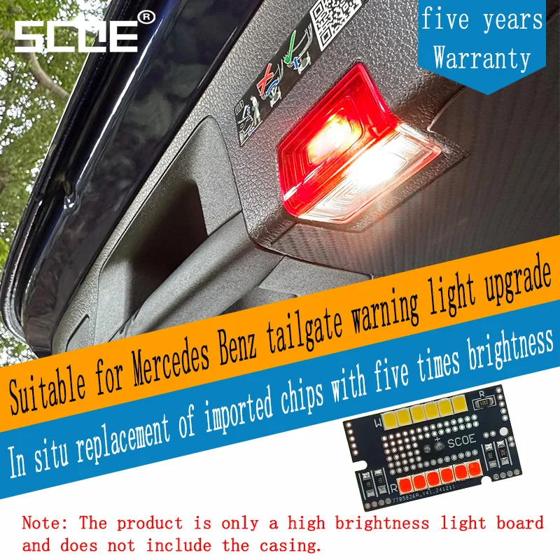 

SCOE suitable for Mercedes Benz GLA H247 GLA35 GLA45 GLB X247 GLB35 The tailgate lights and trunk warning lights are bright