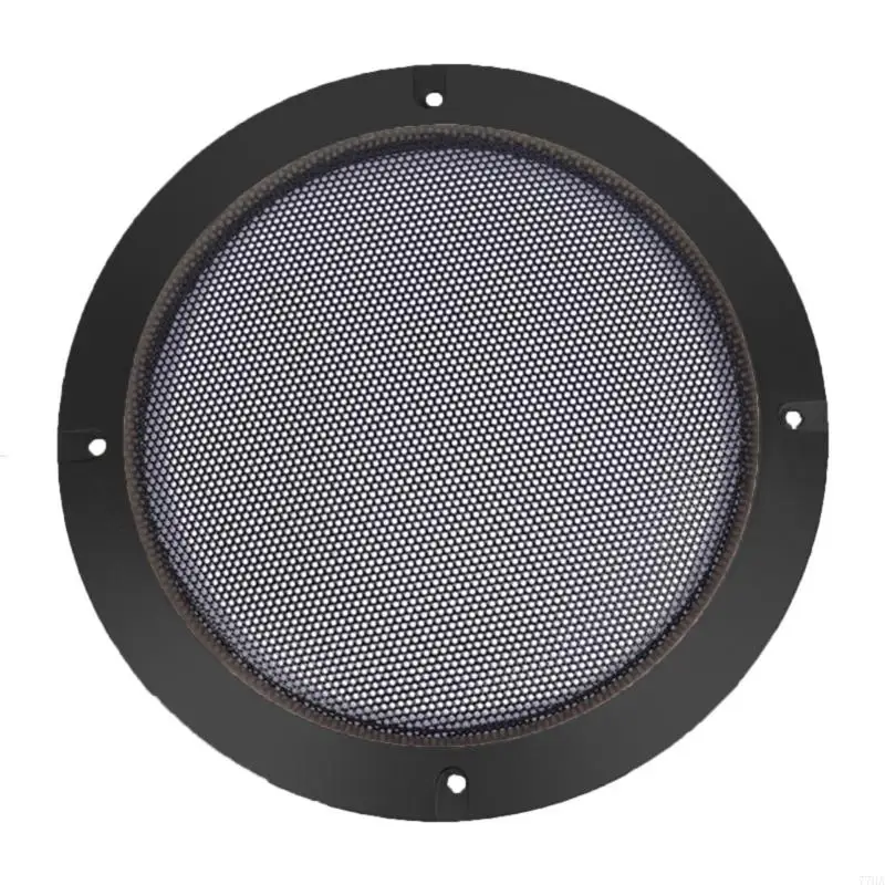 77HA 2PCS/Set Black 2'' 3'' 4'' 5'' 6.8'' 8'' Car Subwoofer Speaker Cover Circle Grill Mesh Enclosure