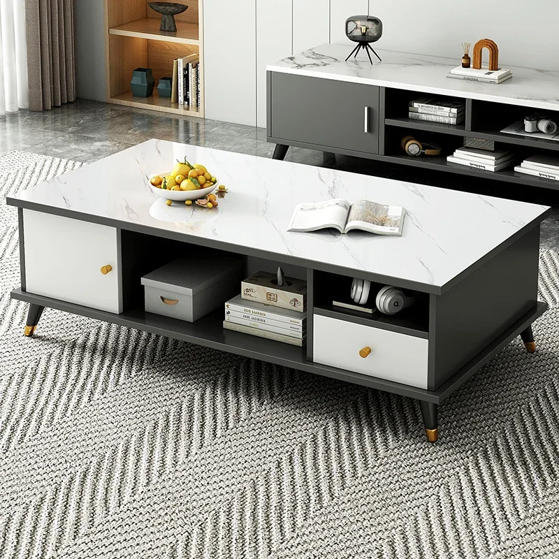 

Designer Floor Coffee Table Black Modern Traditional Center Coffee Table Italian Luxury Mesas De Centro Para Sala Home Furniture