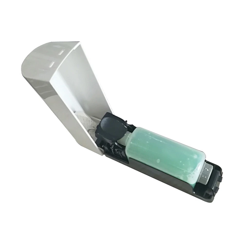 

1pc Wall-mounted Soap Dispenser Shampoo White Plastic Bottle Empty Refillable Reusable Eco Friendly Shower Lotion Cream