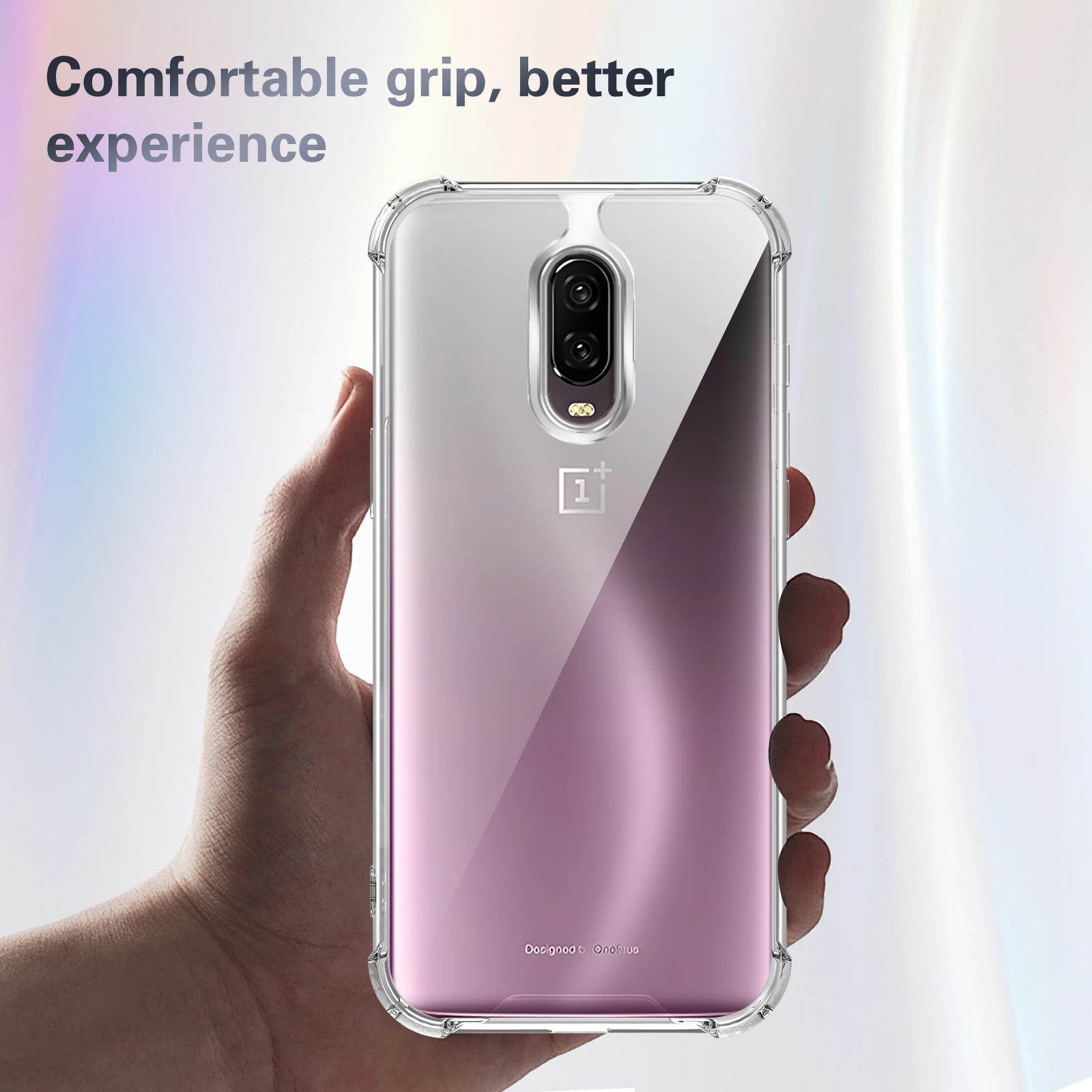 Oneplus 6T Oneplus6T Case Silicone Bumper Airbag Clear Shoc…