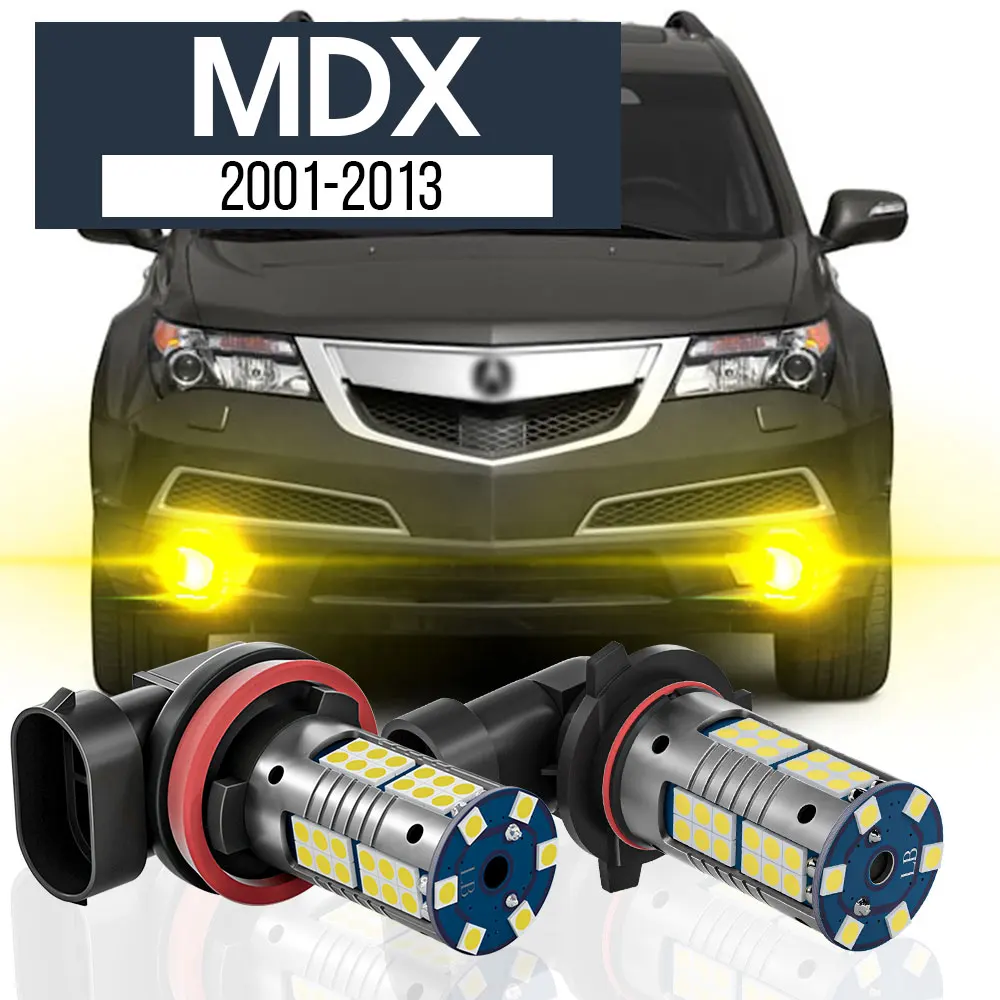 

2pcs LED Fog Light Lamp Blub Canbus Accessories For Acura MDX 2001 2002 2003 2004 2005 2006 2007 2008 2009 2010 2011 2012 2013