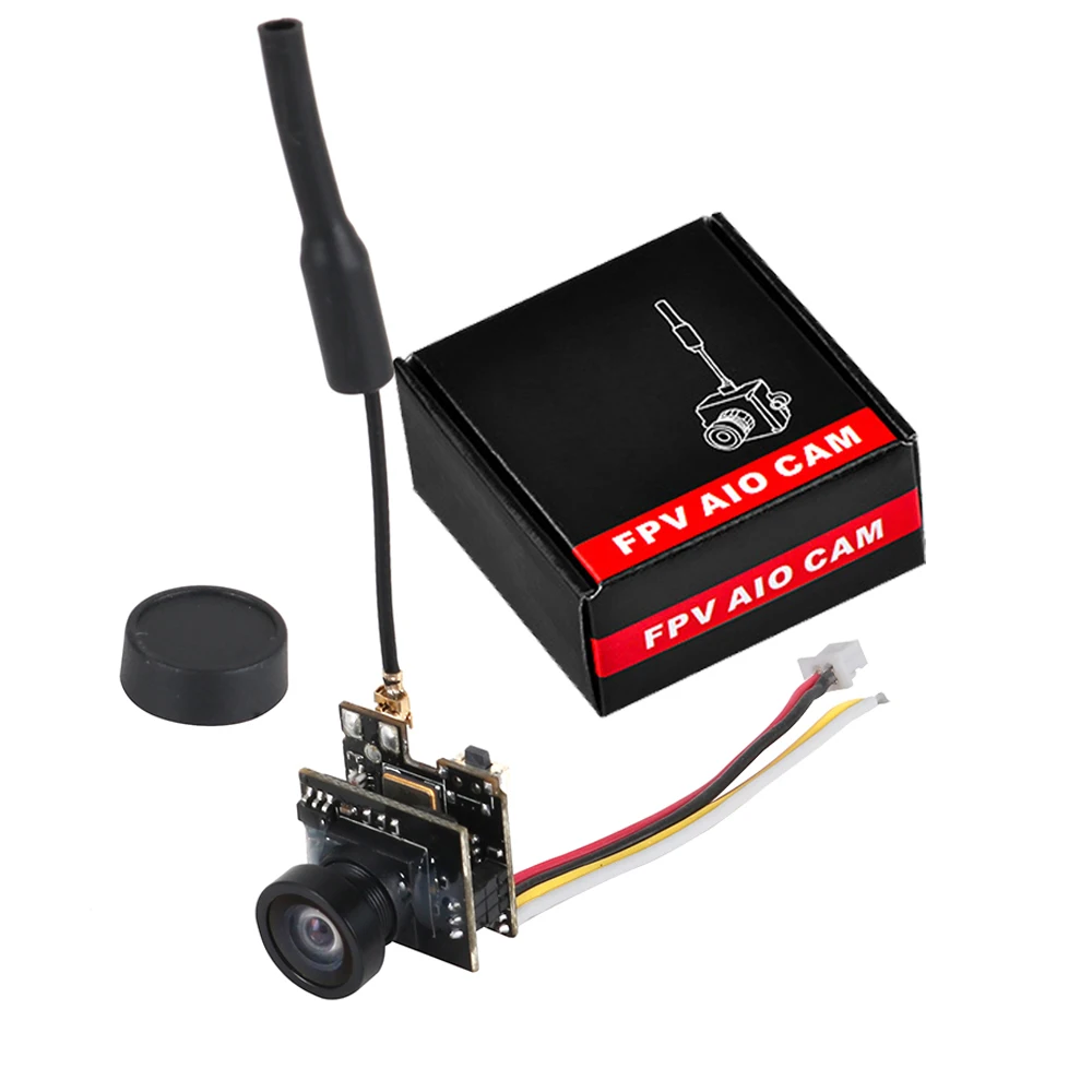 AIO FPV Micro Camera LST-S2+ 5.8G 25MW 40CH 800TVL Transmitter FPV Camera with Mini OSD For RC FPV Drone