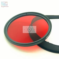 Full Red Color Lens Filter for Canon Nikon Camera Lenses 37 40.5 46 49 52 55 58 62 67 72 77 mm 49mm 52mm 55mm 58mm 67mm 77mm