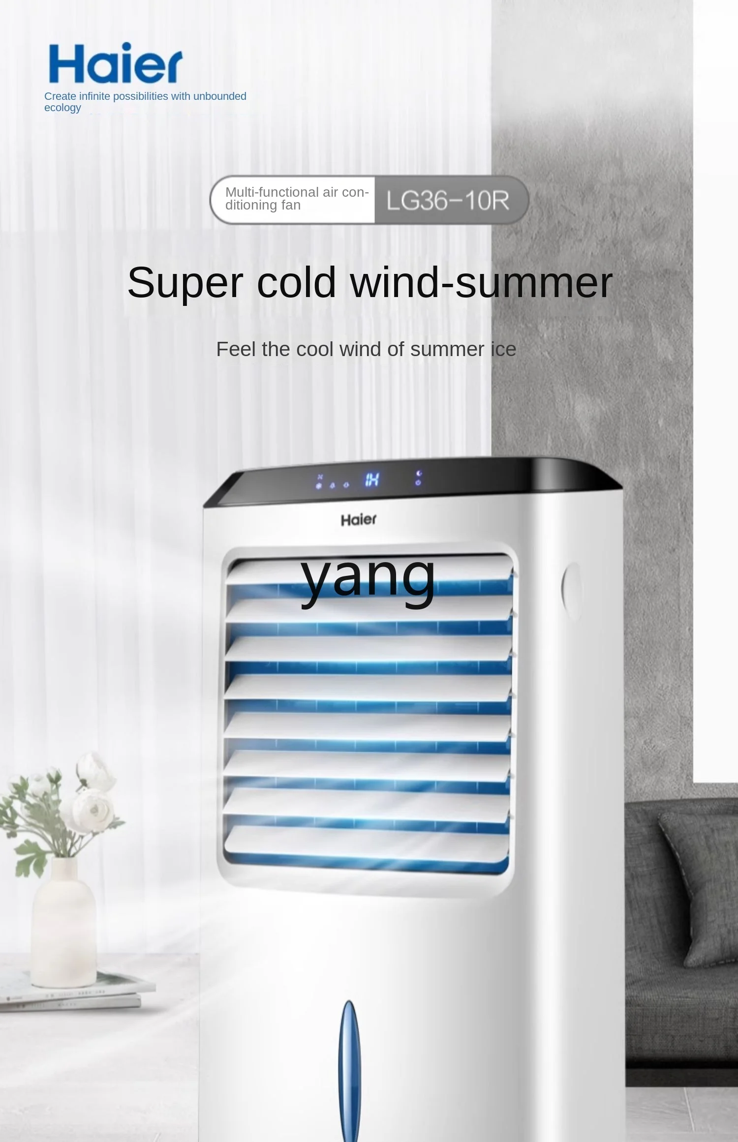 CX cold fan humidified single cold water cooler air conditioner household