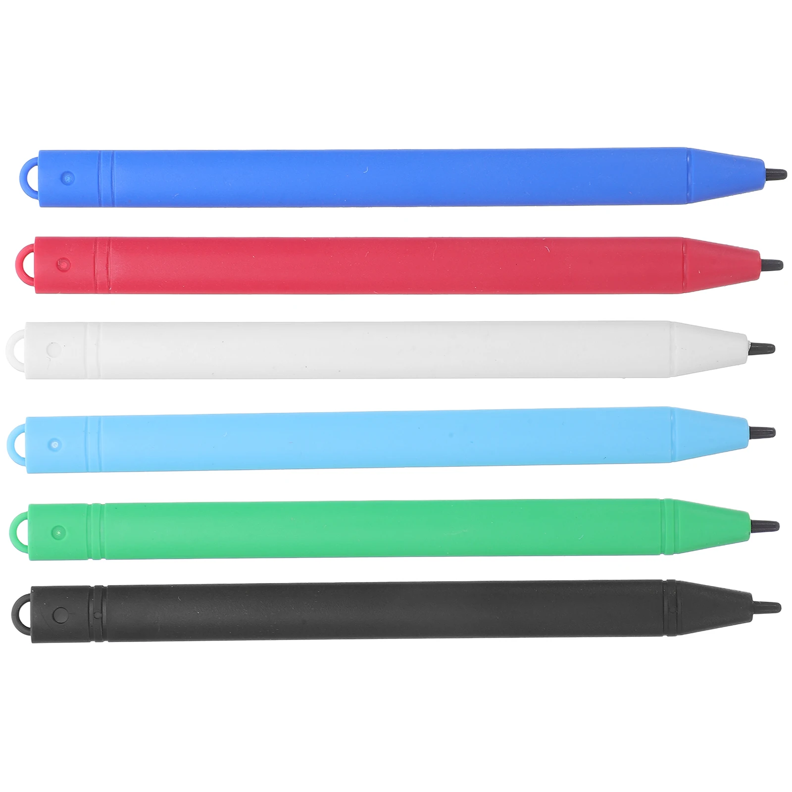 

6 Pcs LCD Tablet Smooth Writing Doodling Toy Pens Kids Parent Child Interaction Durability Plastic MaterialLCD Drawing Board