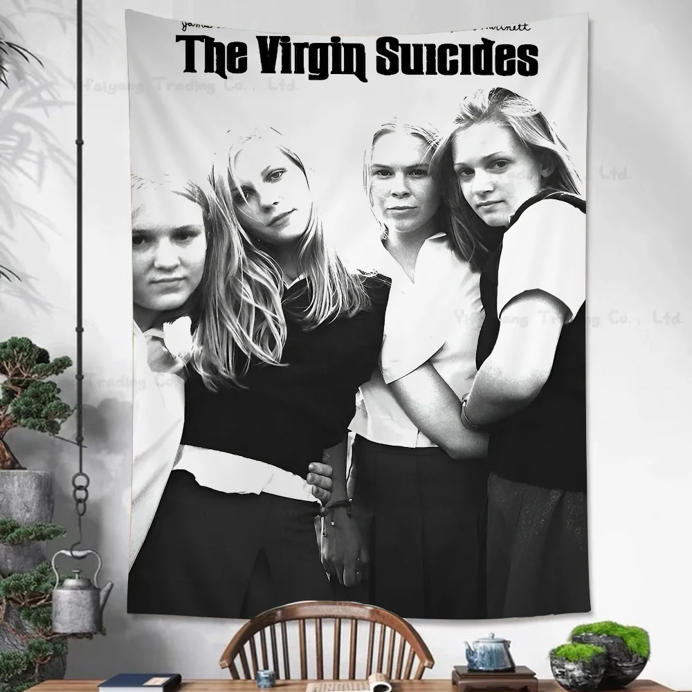 

The Virgin Suicides Anime Tapestry Hanging Tarot Hippie Wall Rugs Dorm Home Decor