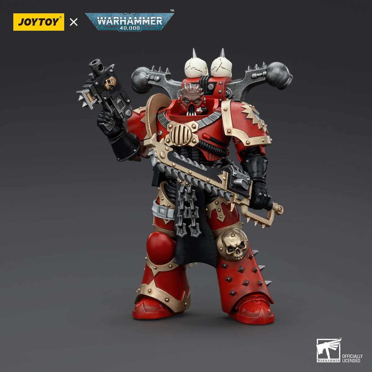 

JOYTOY Warhammer 40k World Eaters Khorne Berzerker 7 Action Figures Original Collection Doll Decoration Gift Garage Model