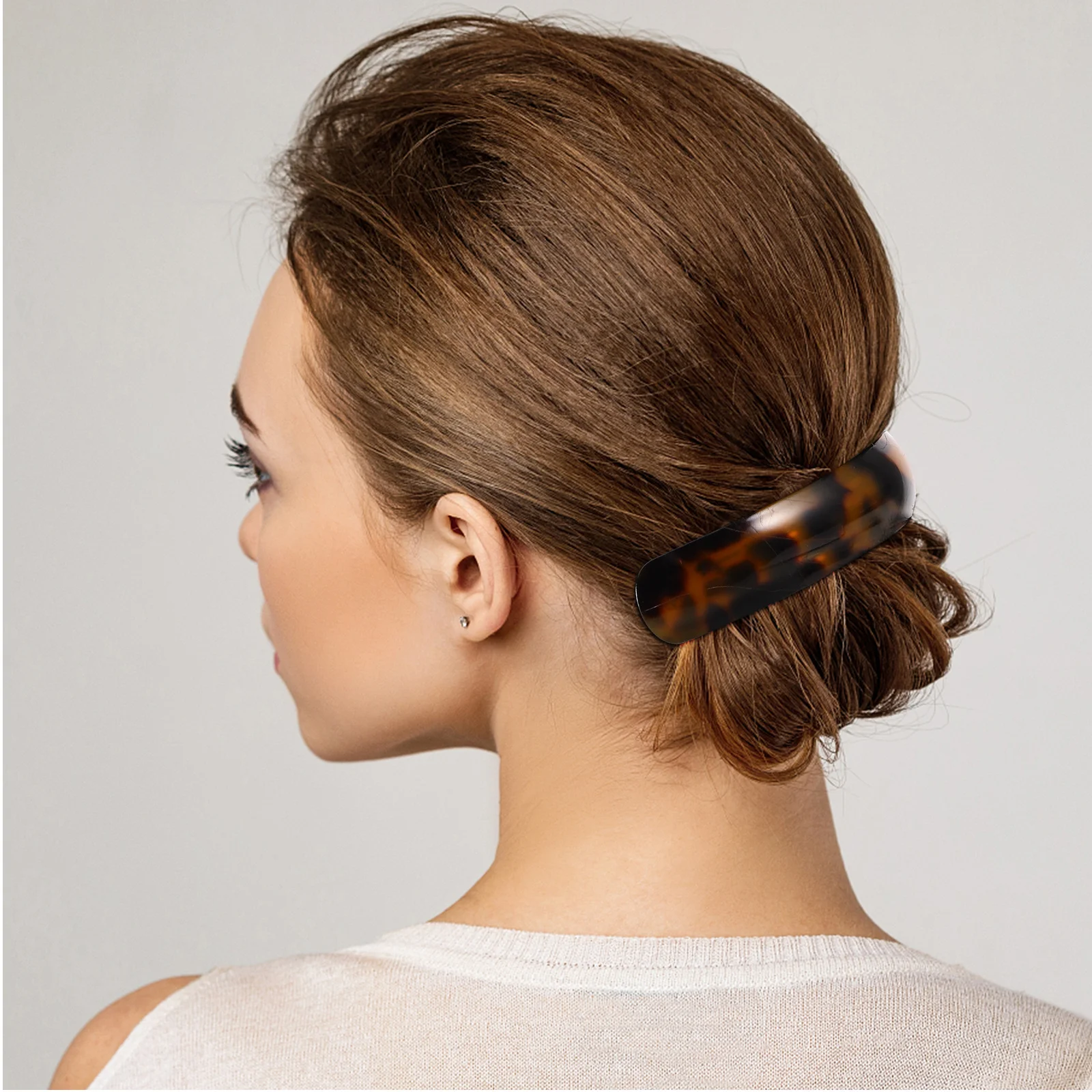 

Leopard Print Hair Clip Women Hairpin Decorative Bobby Pin Vintage Barrette Elegant Hair Snap Clip for Parties Weddings