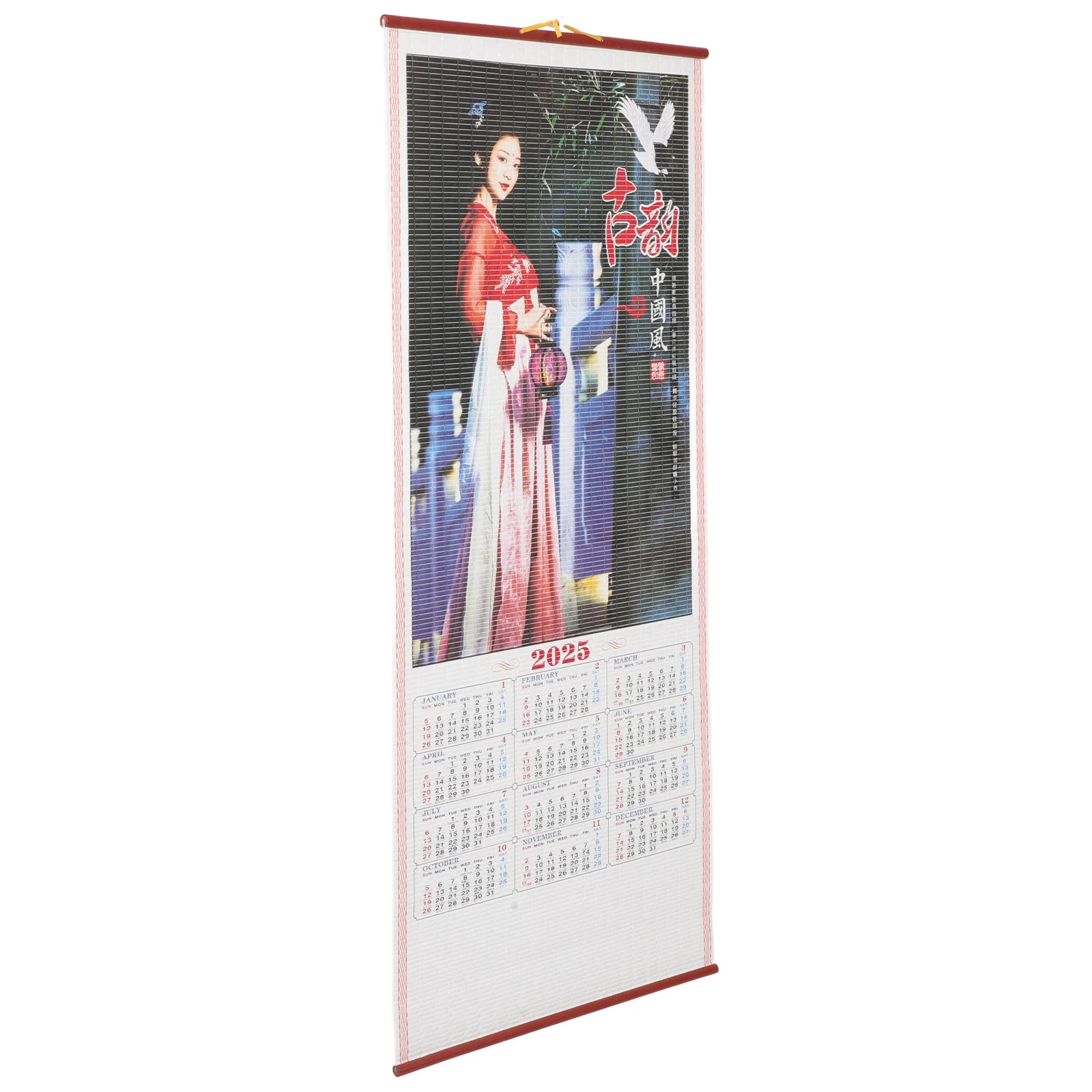 

2025 Hanging Wall Lunar Tearable Chinese Style Decorative Home Office Thickened Paper Long-Lasting Traditional Calendar Chinese