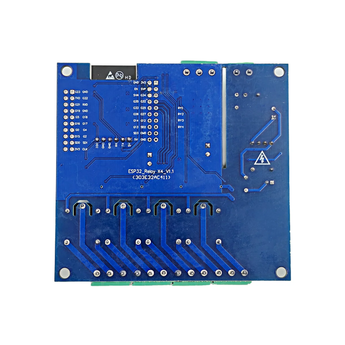 Tasmota ESP32-Relay X4 Инчарованное/самоблокирующее реле работает с домашним помощником