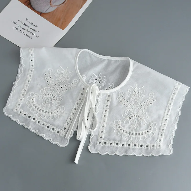 

Women Fake Collar Shawl Shouder Wrap Girls Student Shirt False Collar Shawl Female Shirt Detachable Collar Accessories