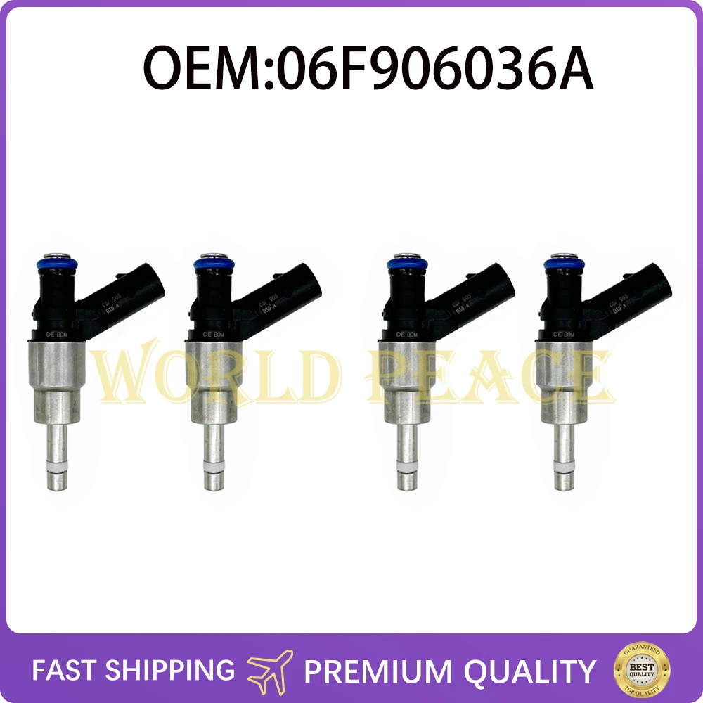 

4 шт./1 шт. топливные форсунки 06F 906036 A Для Audi A3 A4 TT 2005-2009 гг. VW GTI EOS Jetta