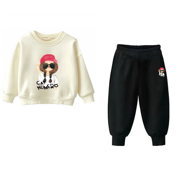 

Spring 2025 Autumn Children's Hoodie Long Sleeve Boys Clothes Cartoon Casual Hello Kitty Clothes Girls Clothes Ropa De Niña