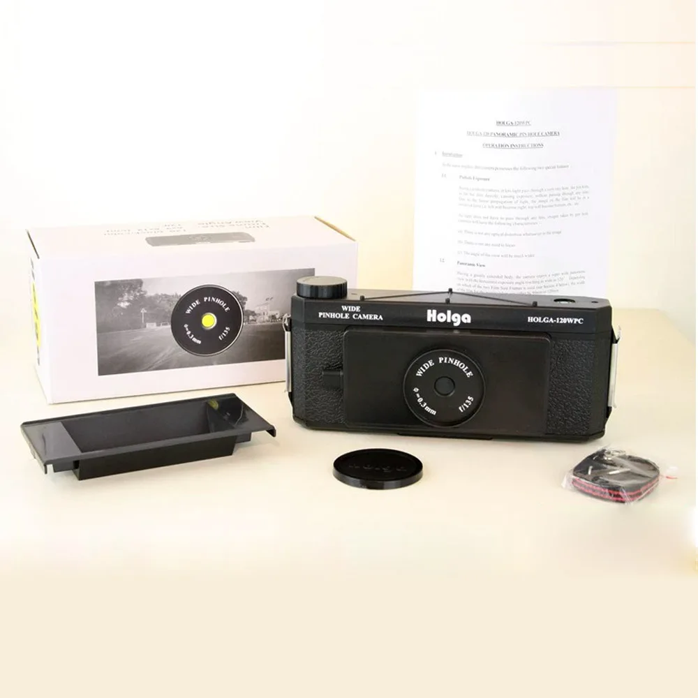 

HOLGA 120WPC Маленькое отверстие Широкоугольная камера с микроотверстием Широкопленочная камера без объектива 120 Широкая пленочная камера с отверстием Ретро 120 Камера