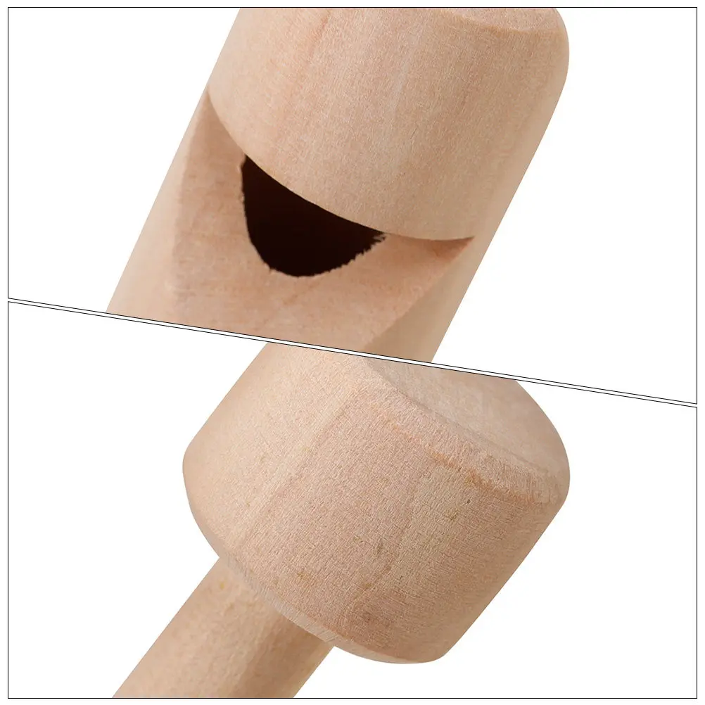 Wooden Flute Whistle Sound Changing Instrument for Kids Professional Design Promotes Musical Ability Development Orff Music