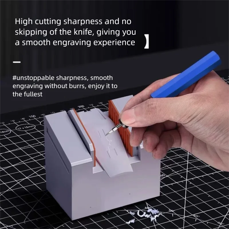 Stedi MS39B Model Scalepel Stable Engrabing Scraper Modeling Scribing Knife for Model Making Curved Step Kits Hobby DIY Tool - view 6
