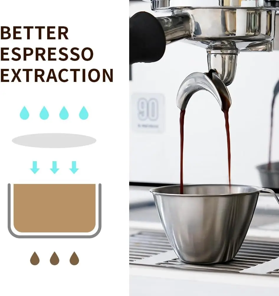 100/200/300Pcs Espresso Paper Filter,Espresso Coffee Maker Disposable Espresso Filter Puck Screen Portafilter Paper Compatible