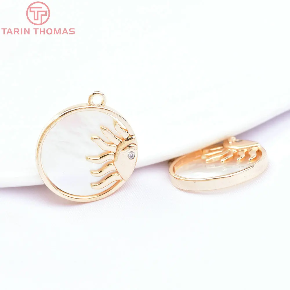 (6545) 2PCS 11.5MM 20MM 24K Gold Color Brass with Zircon Star Cat Paw Charms Pendants High Quality DIY Jewelry Making Findings