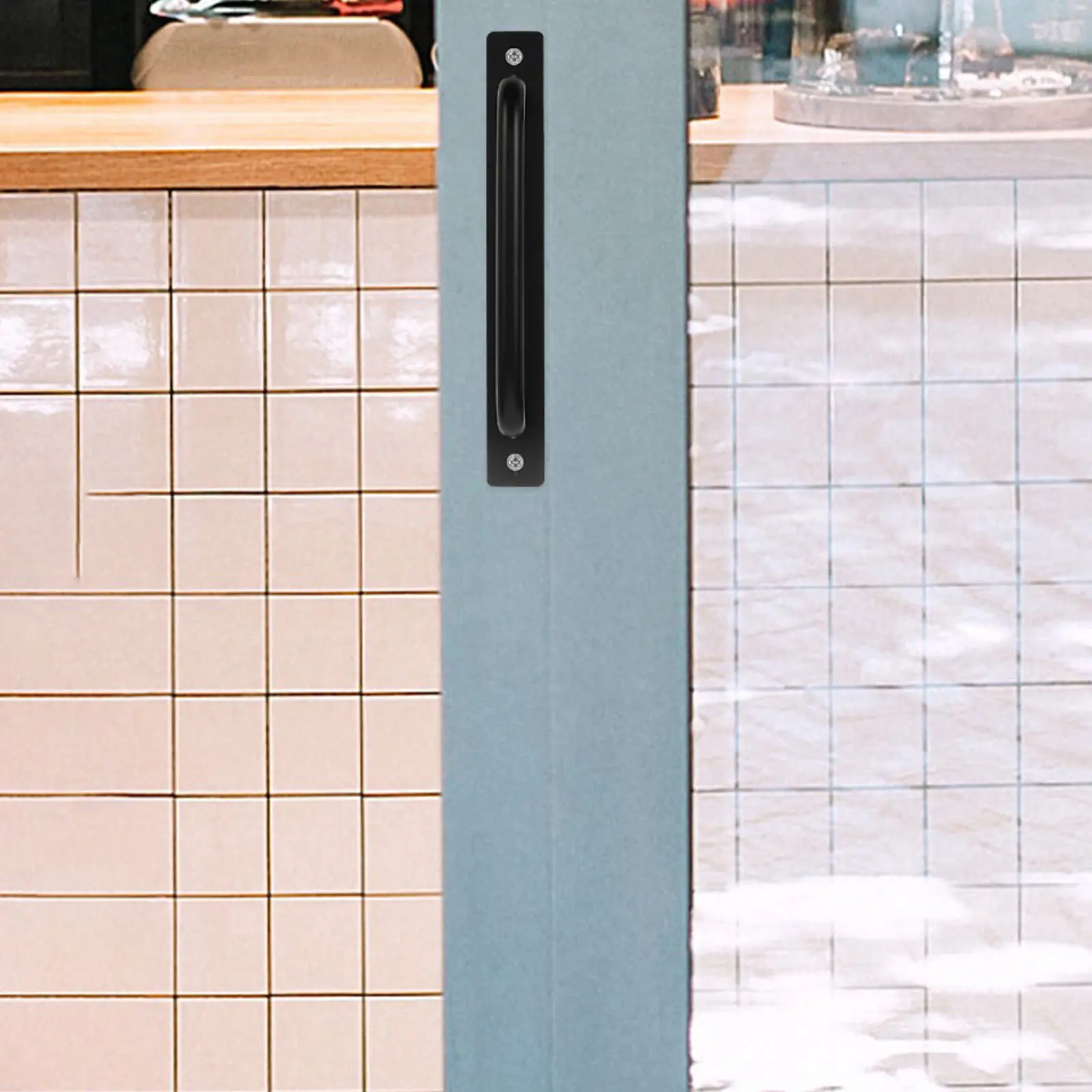 2 قطعة مقابض الأبواب سبائك الألومنيوم الثقيلة انزلاق الحظيرة سحب للمطبخ الحمام غرفة نوم حديقة خزانة بوابة الأجهزة تسحب