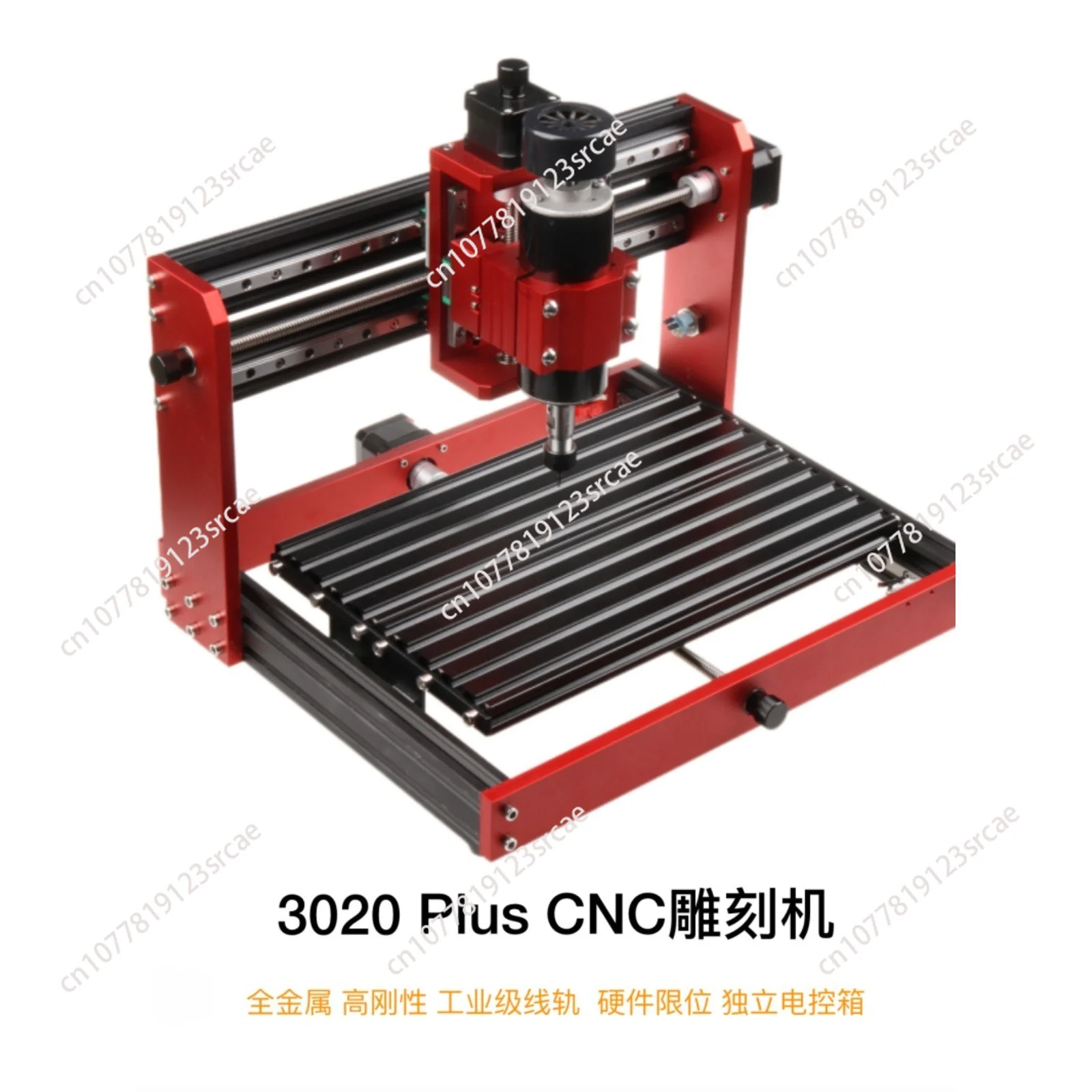 Máquina de Grabado CNC de Escritorio, Pequeña, Automática, Totalmente Metálica, Router de Tallado de Madera de Alta Precisión para Manualidades y Pequeños Talleres