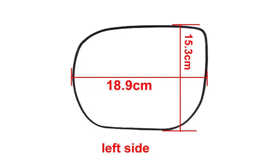 Car Mirrors For Hyundai Santa Fe IX45 2013-2017 Replace Car Rearview Mirrors Glass Outside Door Side Mirror Lens with Heating