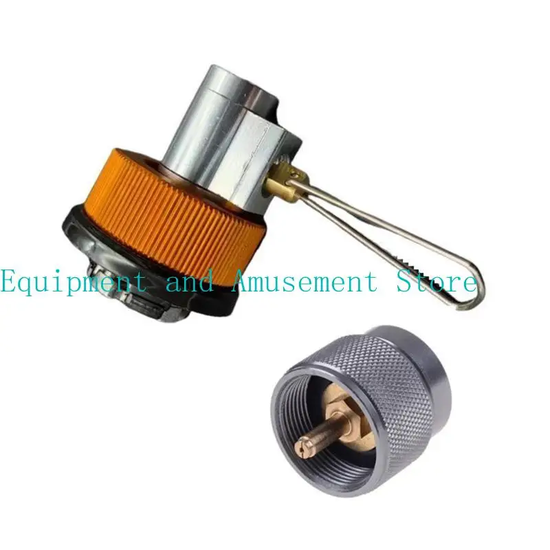

652F Efficient Gas Conversion Solution Easy to Use for Camping and Cooking Practical Convert Adapter Long Gas Cans Convert