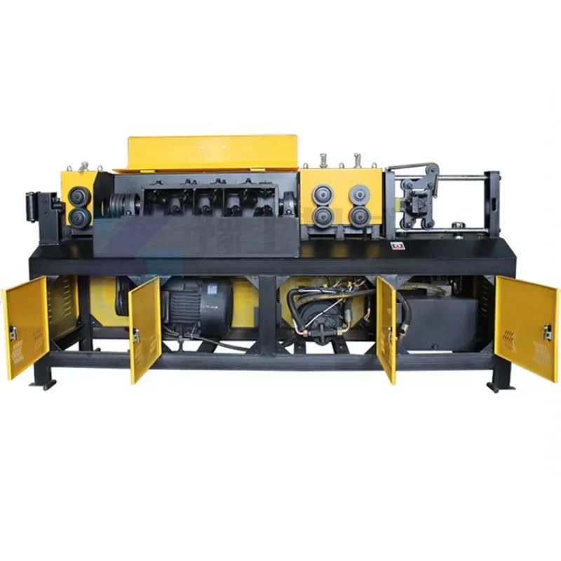 High Quality Plate Rebar Straightener and Cutter Automatic CNC Rebar Thread Straightening Cutting Machines USA