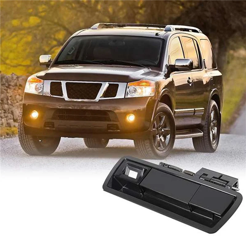 

Задняя ручка задней двери, ручка защелки задней двери с отверстием для камеры для Nissan Armada 2004-2015, детали, ручка внешней двери багажника