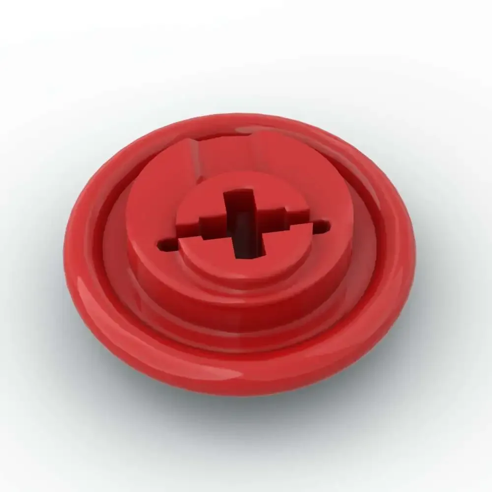 MOC 10PCS Part Bricks 4368 Crank Disk Building Blocks Set Gear Wheel With Hole Special House Assemble DIY Toys Birthday Kid Gift