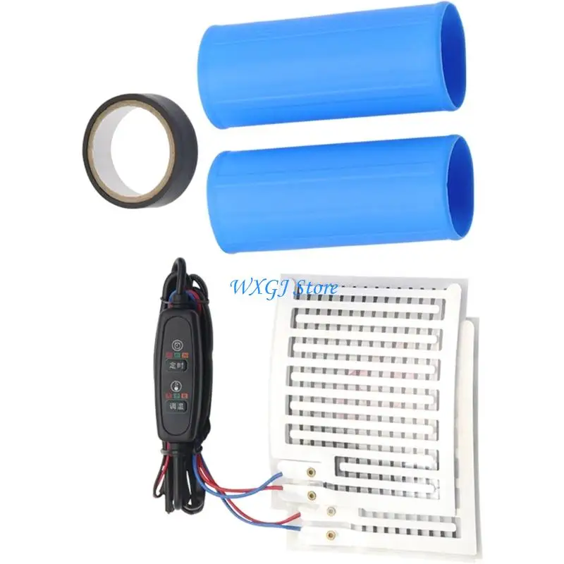 37JE Cold Weather Motorcycle Grips 12V Electric Heating Low Power Consumption Rugged