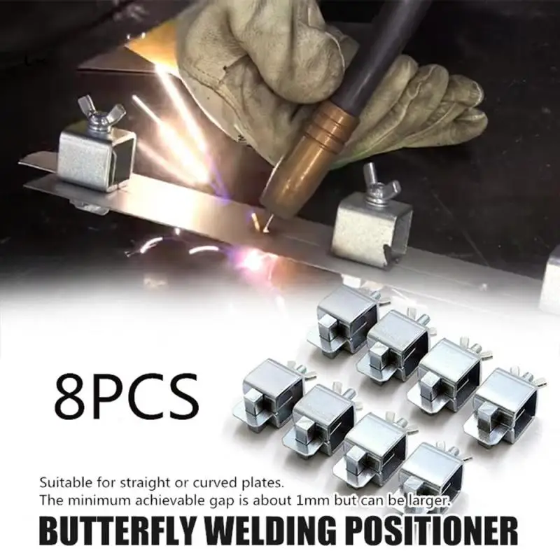 Butterfly Welding Positioner Soldering Clip Clamps Holder Butt Fixture Adjustable For Welding Clamps Tools Set