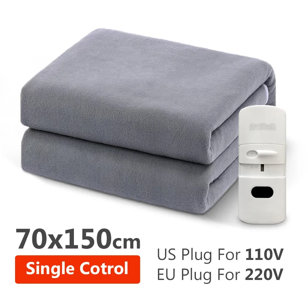 Heated Blanket Electric Throw 110v/220v 150/120/70cm Heating Electric Blanket Heat Blanket Over-heat Protection CE Certification