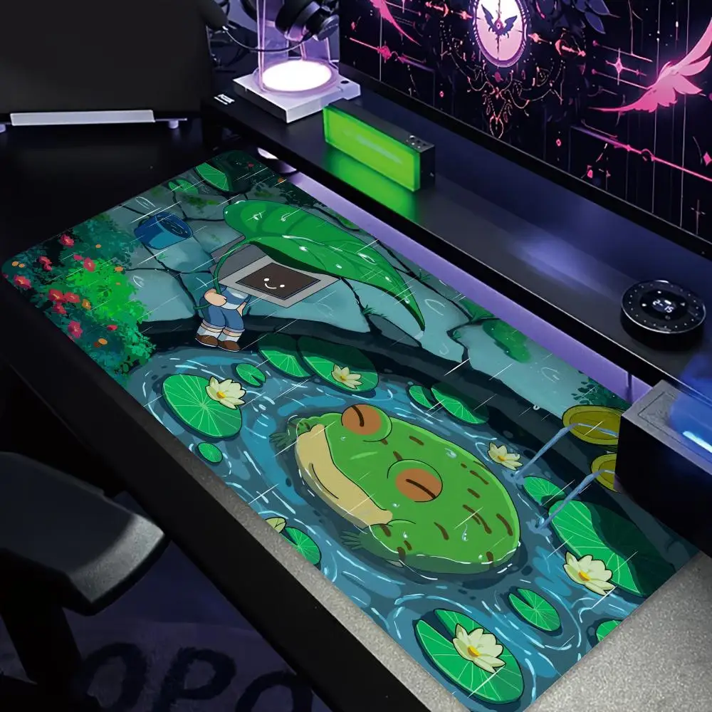 

Милый мультяшный стиль, иллюстрация в виде лягушки, дизайн аниме, коврик для мыши, настольный коврик, игровой коврик, аксессуары для ПК, коврики для клавиатуры, коврик для мыши, офисный ковер