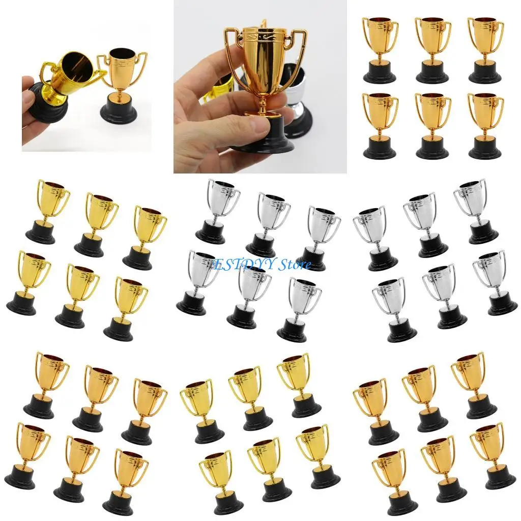 

G6DE 6pack Durability Plastic Prize Cups for Children Game and Educational Use