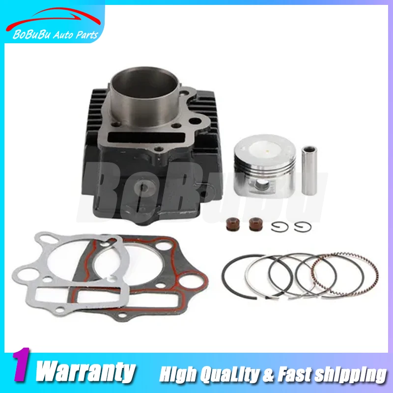 

52.4mm Cylinder Piston Gasket Top End Rebuild Kit for Italika FT110 XT100 AT110 13mm Piston Pin E0304KC016