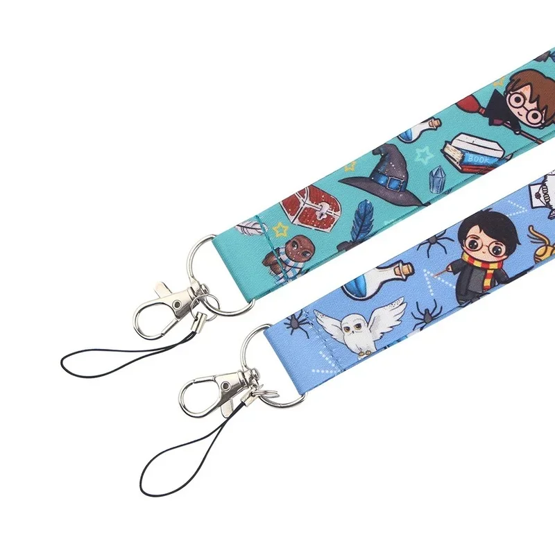 Anime Mobile Phone Belt Keychain for USB ID Card Sleeve Badge HolderCamera Key Card Lanyard Neck Strap Phone Rope Lariat