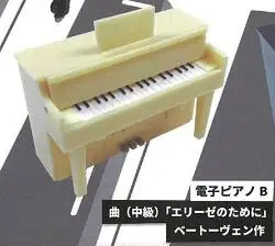 Toys Spirits Capsule Gashapon Figure Kawaii Cute Gacha Miniature Piano Anime Doll Accessories