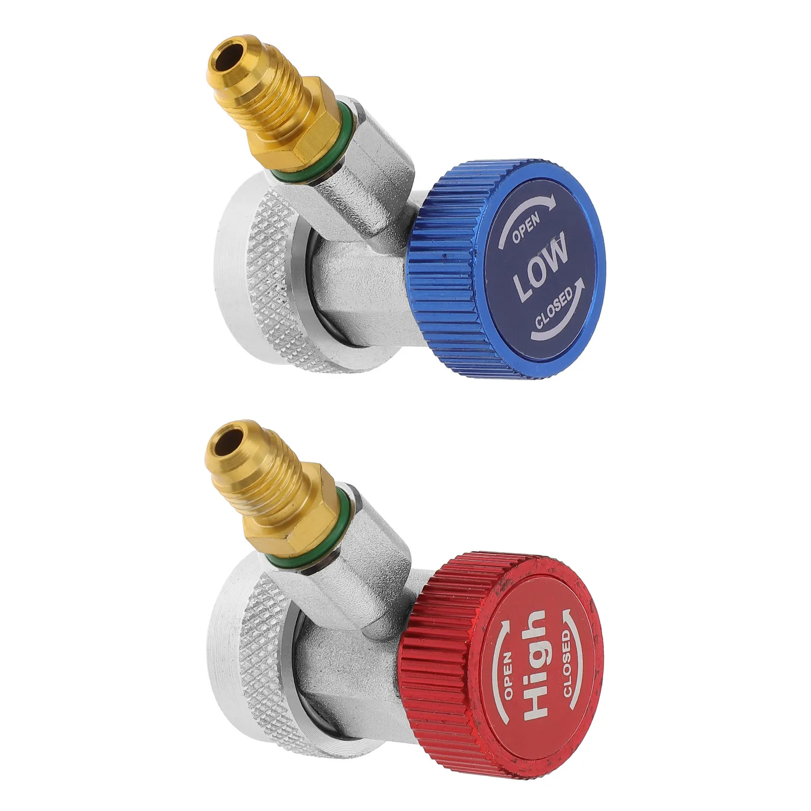 

R134a Quick Coupler Adapter Set High Low Side Fitting for Ac Manifold Gauge R-134A Type3000 Car Air Conditioning Recharge Hvac