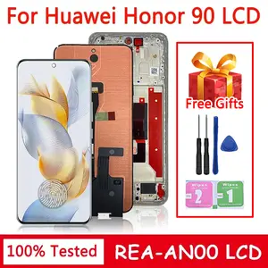 Bilashmart 6.7“ Huawei Honor 90 LCD Display Touch Screen Digitizer Assembly Honor90 REA AN00 REA NX9 Display With fingerprints