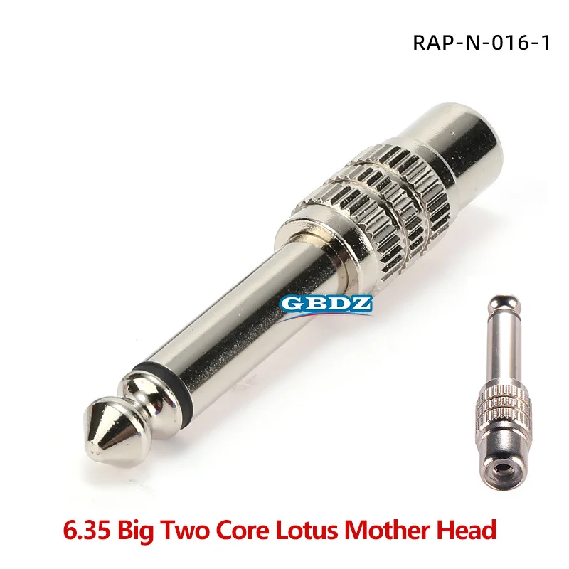 

Audio TS 6.5 6.35mm Male Plug to Phono RCA Female Connector Headphone Amplifier Audio Adapter Microphone 6.3 To RCA Converter