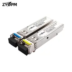 1.25G SFP Bidi Transceiver SingleMode Simplex LC Fiber Module for Cisco GLC-BX-D, Ubiquiti UniFi UF-SM-1G-S, Mikrotik 40-120km