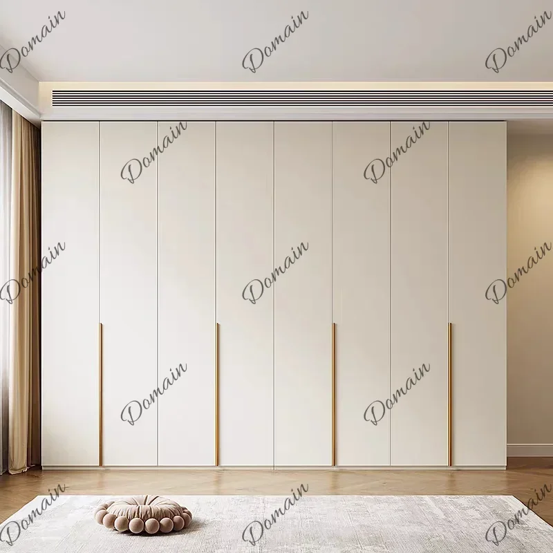 MN  Any Size Custom Modern Light Luxury Honeycomb Aluminum Alloy Wardrobe Bedroom Home Bed End Cabinet Multi Storage Sturdy Tall