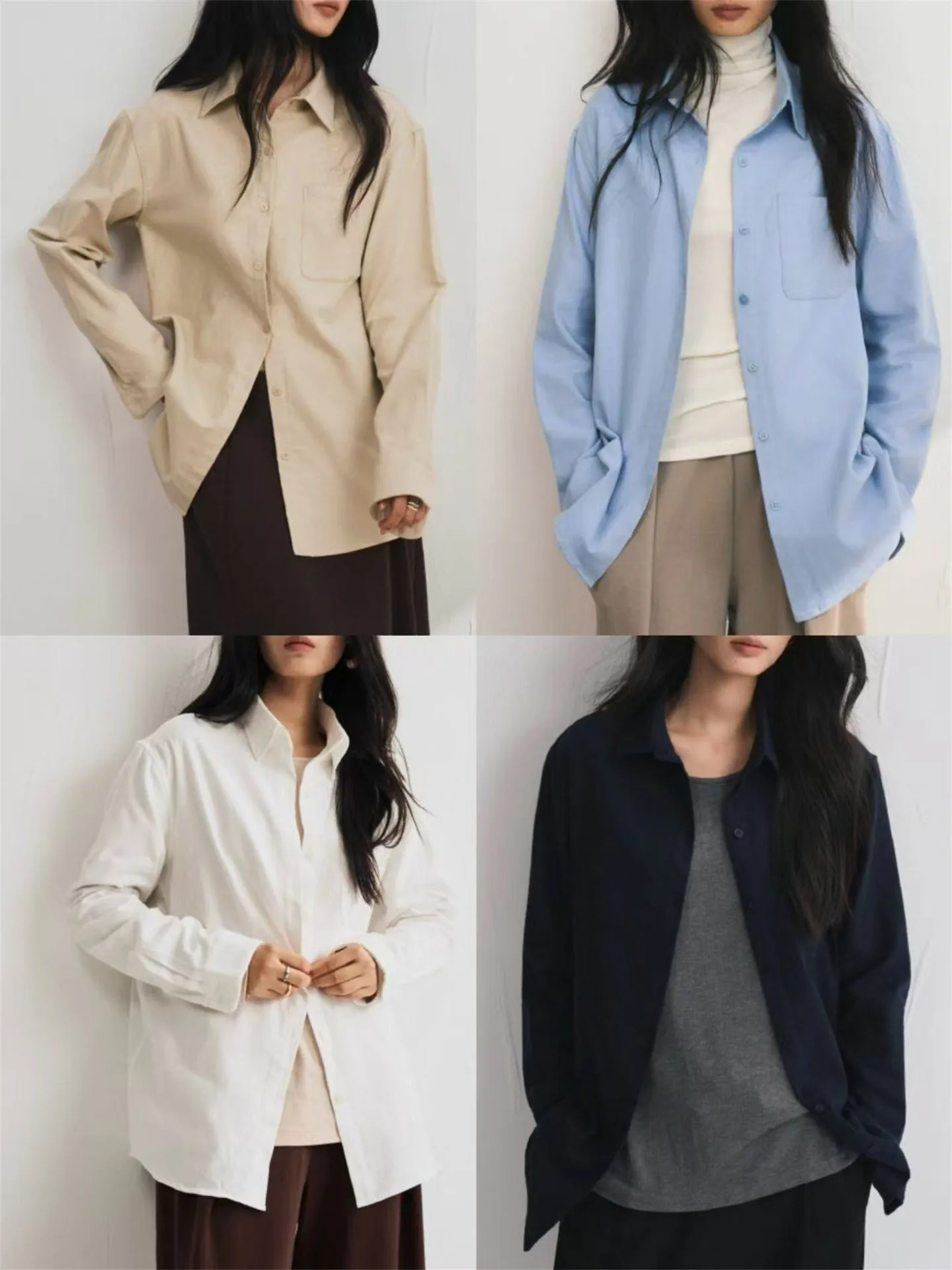 

Элегантная повседневная женская рубашка-пальто из флиса с длинным рукавом, свободного кроя, для демонстрации на вешалке, оптовая продажа, модная, удобная