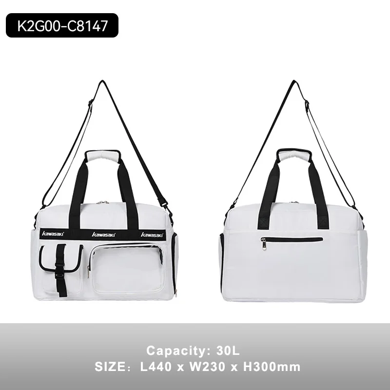 Kawasaki Gym Bag Man K2G00-C8147 Sports Bag with Separate Shoe Compartment For Dry and Wet Storage Women's Bags