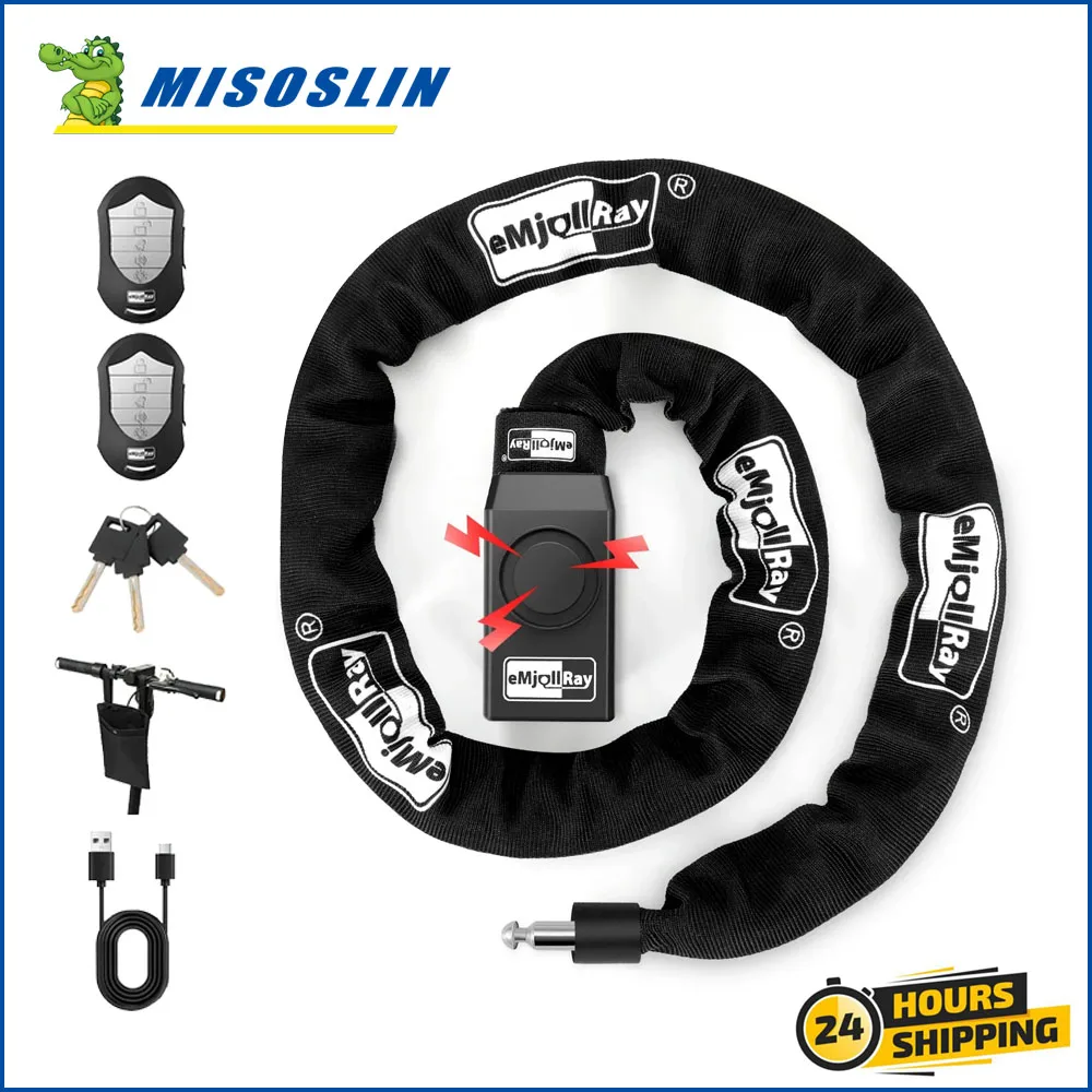 

Для Ninebot Max G30 G2 G3 для электрического скутера Dualtron Zero Замок 110 дБ Водонепроницаемый замок безопасности с сигнализацией с дистанционным управлением