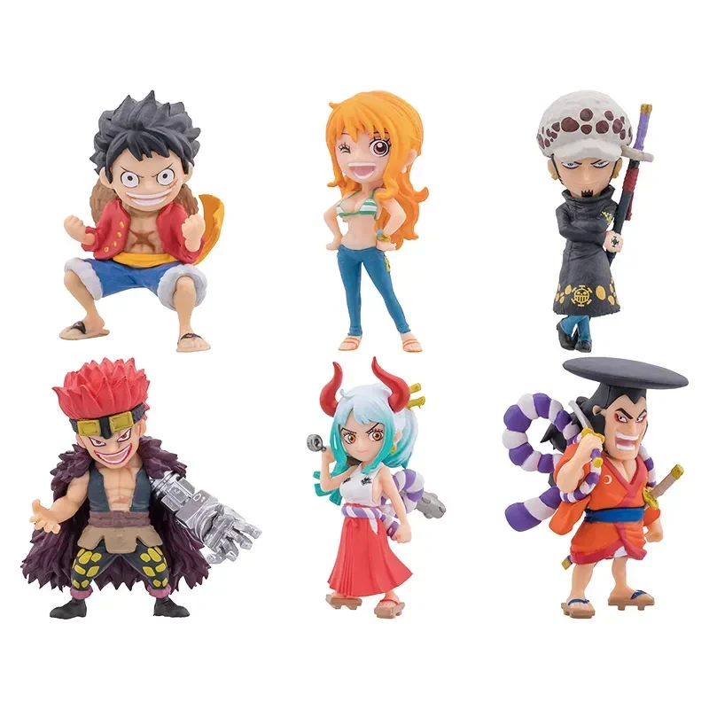 ONE PIECE Anime Devil Fruit Gashapon Toys Monkey D Luffy Nami Law Yamato Eustass Action Figure Model Ornament Toys Gifts