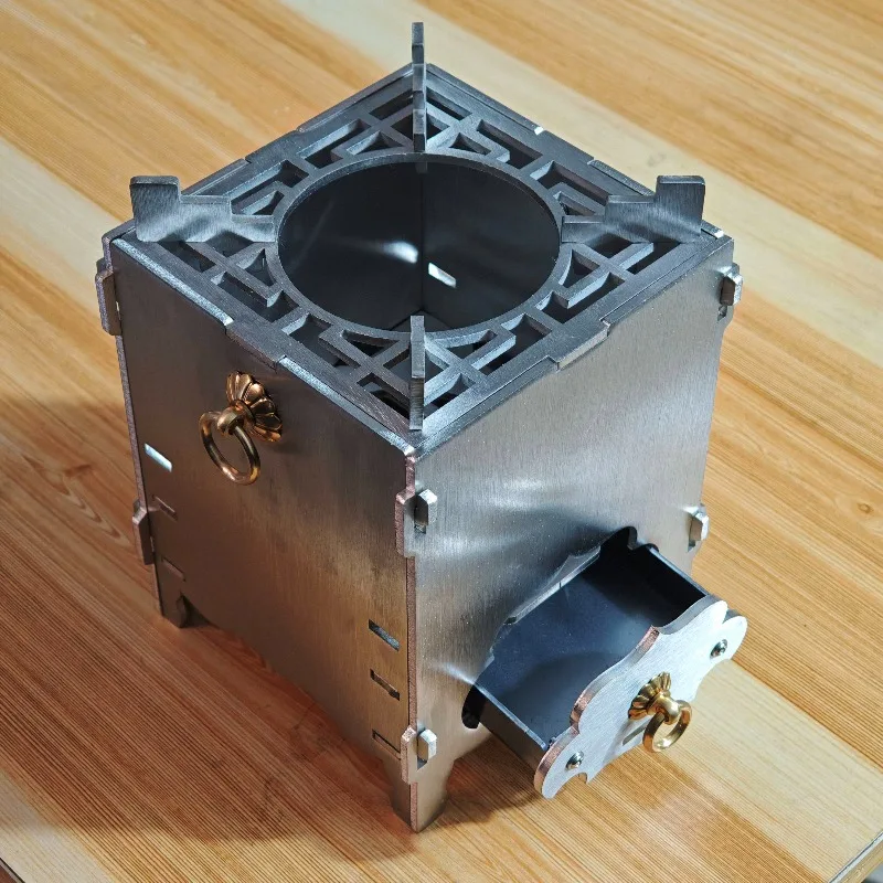 

Угольная печь, чайная печь, печь для приготовления чая, 14 см, из нержавеющей стали 304, угольная плита, маленькая печь